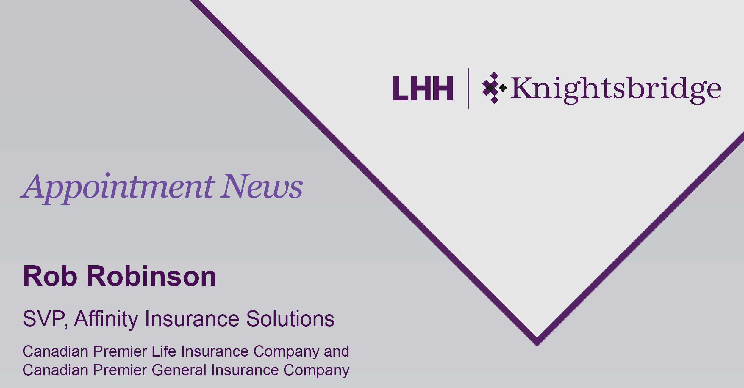 Rob Robinson, SVP, Affinity Insurance Solutions